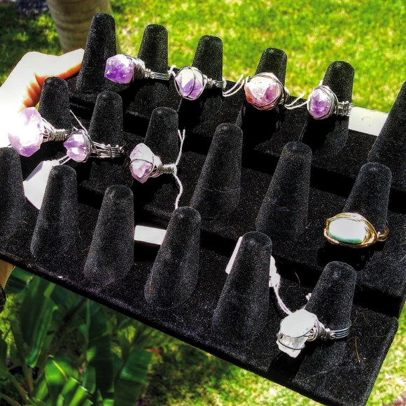 CUSTOM✨ RAW AMETHYST RINGS - Picture 5 of 8